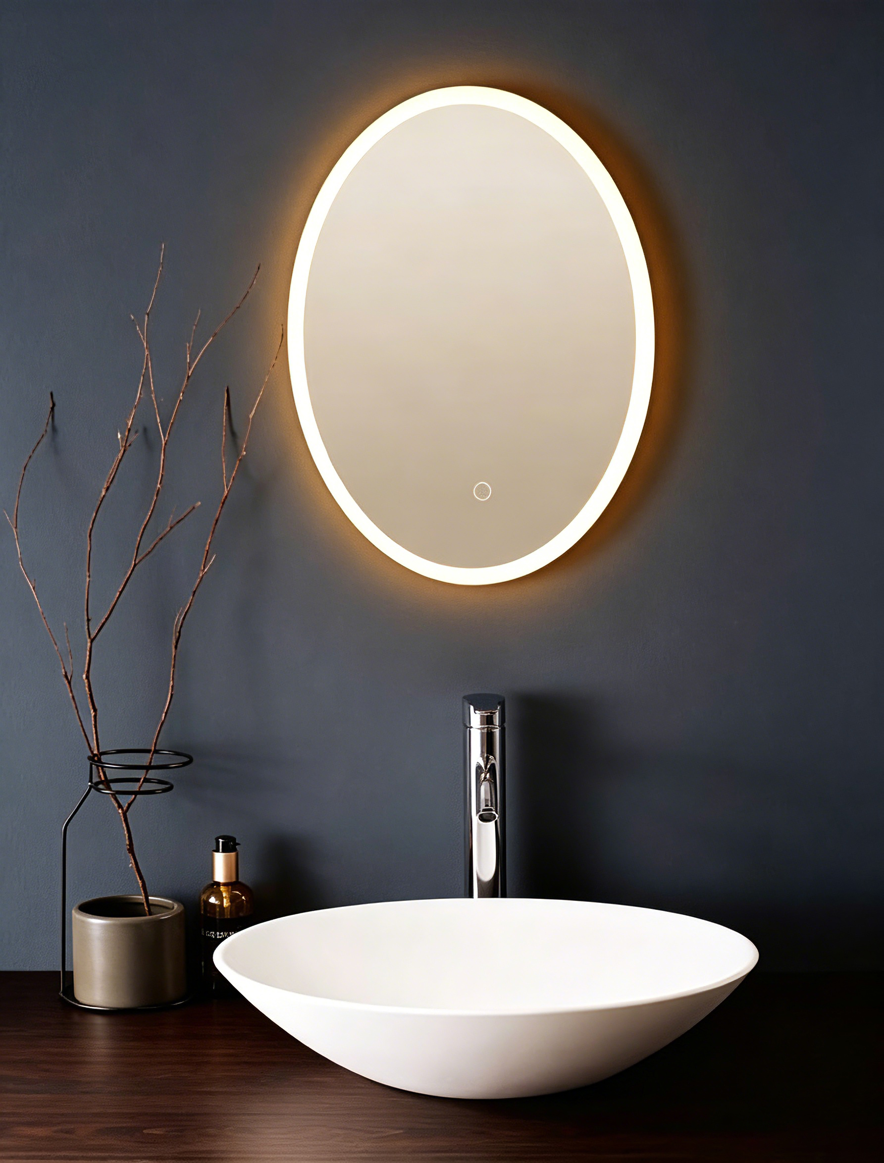 FORM Oval Backlit Mirror